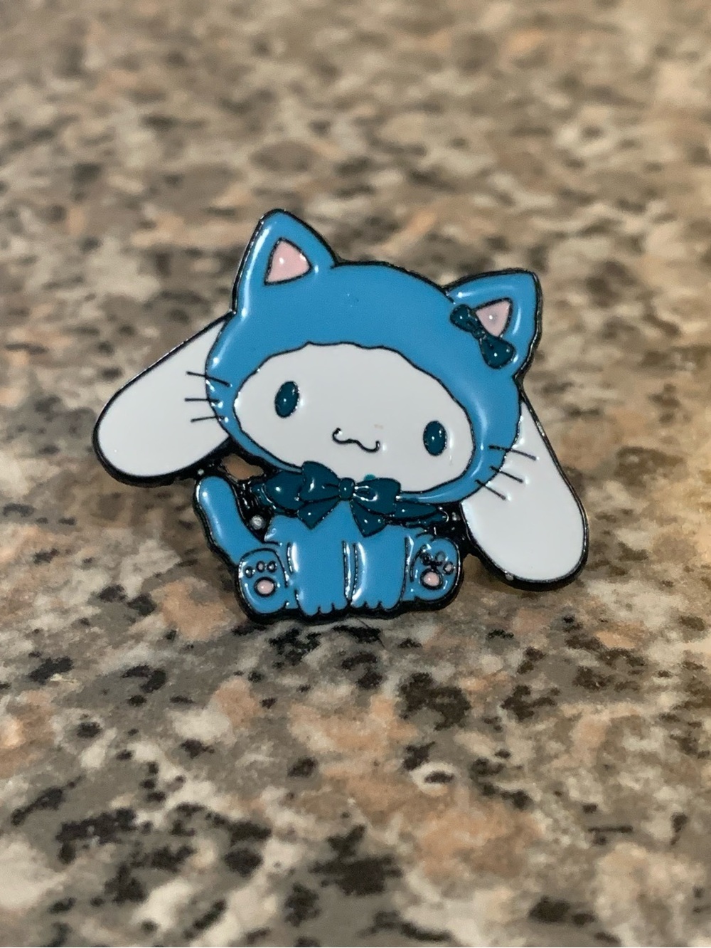 Cinnamon in Blue Cat Suit Enamel Pin